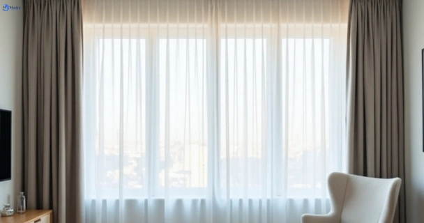 Freshly steam cleaned curtains in brownsville-nsw QLD